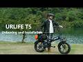 Urlife T5 Electric Bike Unboxing and Installation | High-Voltage Off-Road E-Bike Beast