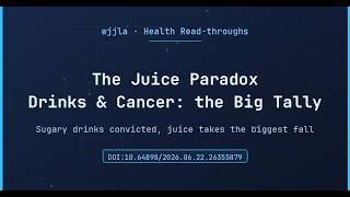 158 Studies Rank Drinks and Cancer Risk — and Orange Juice Is the Surprise
