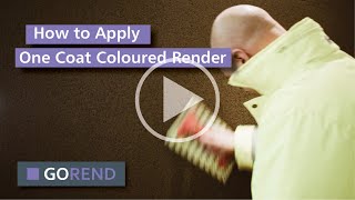 How To Apply One Coat Coloured Render To A Block Wall screenshot 4