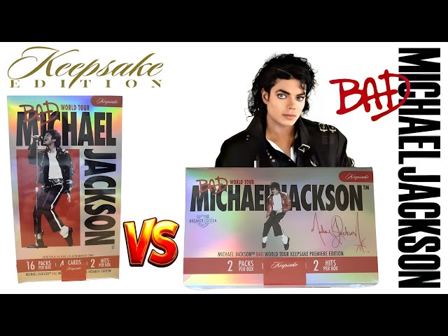 Opening The Michael Jackson Keepsake BAD World Tour Hobby Box