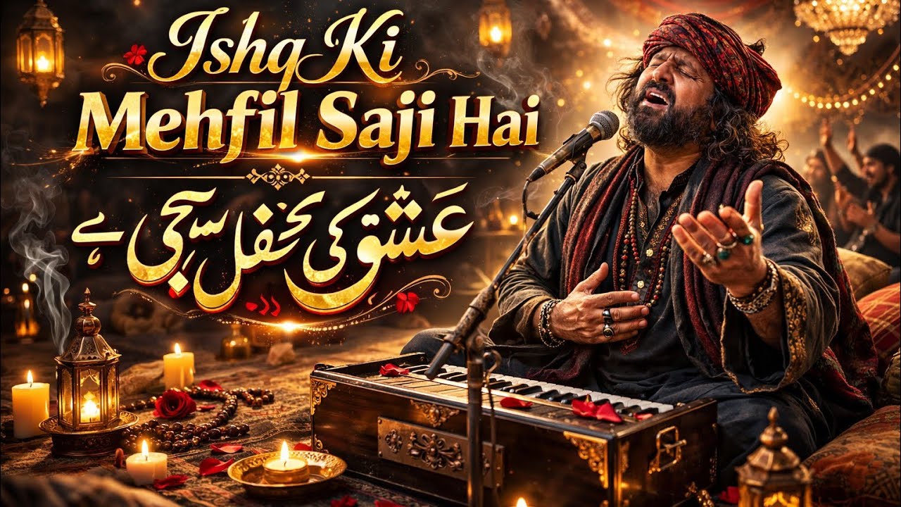 Ishq Ki Mehfil Saji Hai | Dil Ko Hila Dene Wali Sufi Qawwali | Deep Voice Kalam 2026