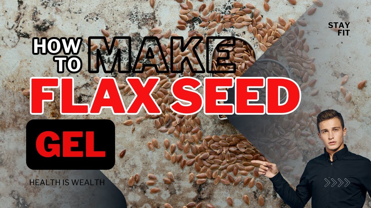 DIY Flax seed Gel Natural Hair Care & Skin Moisturizer 🌱 Benefits
