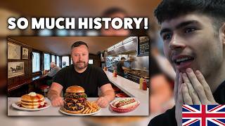 BRITS React to Inside The Oldest Diner In America