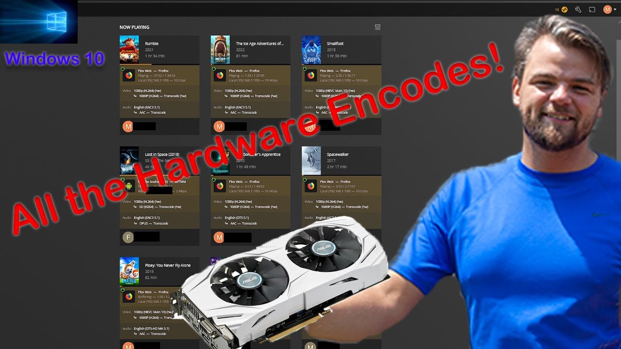 slutningen rustfri Lam 2022 Definitive Guide to Unlimited Plex Hardware Encodes with Nvidia  GeForce on Windows 10 - YouTube