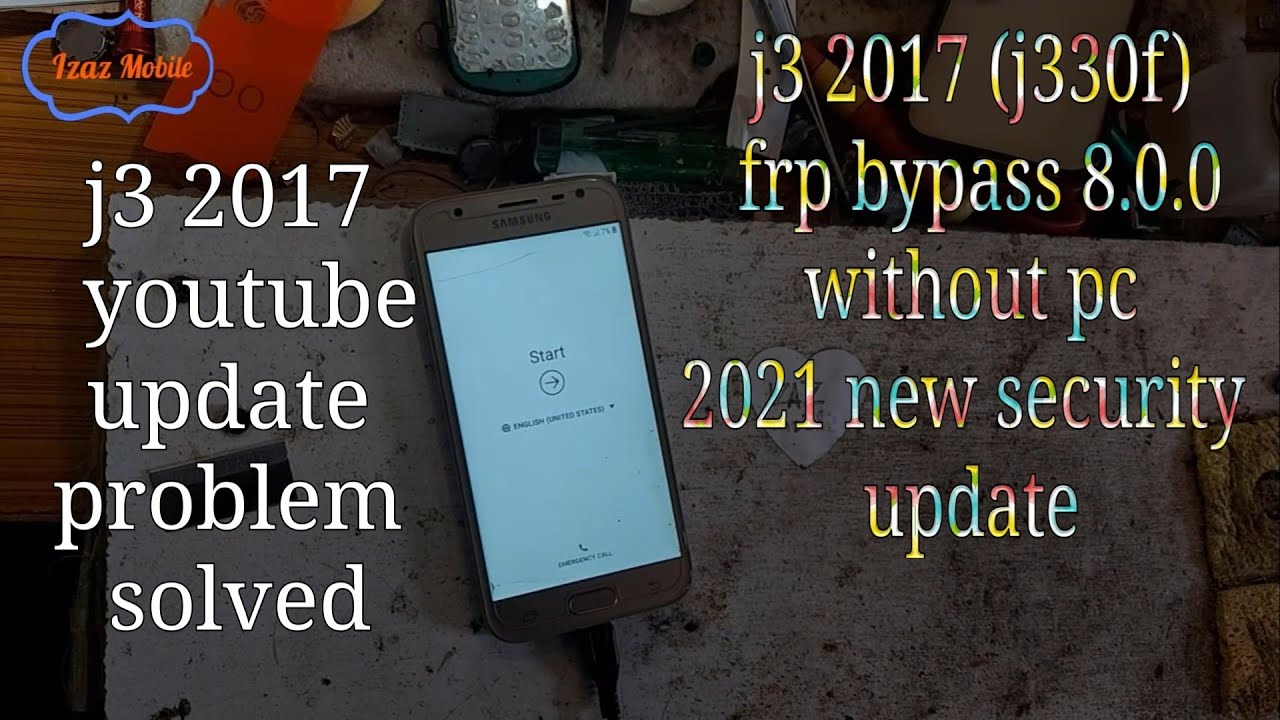 Samsung J3 2017  frp bypass | j330f frp google account unlock 8.0.0  without pc 2021