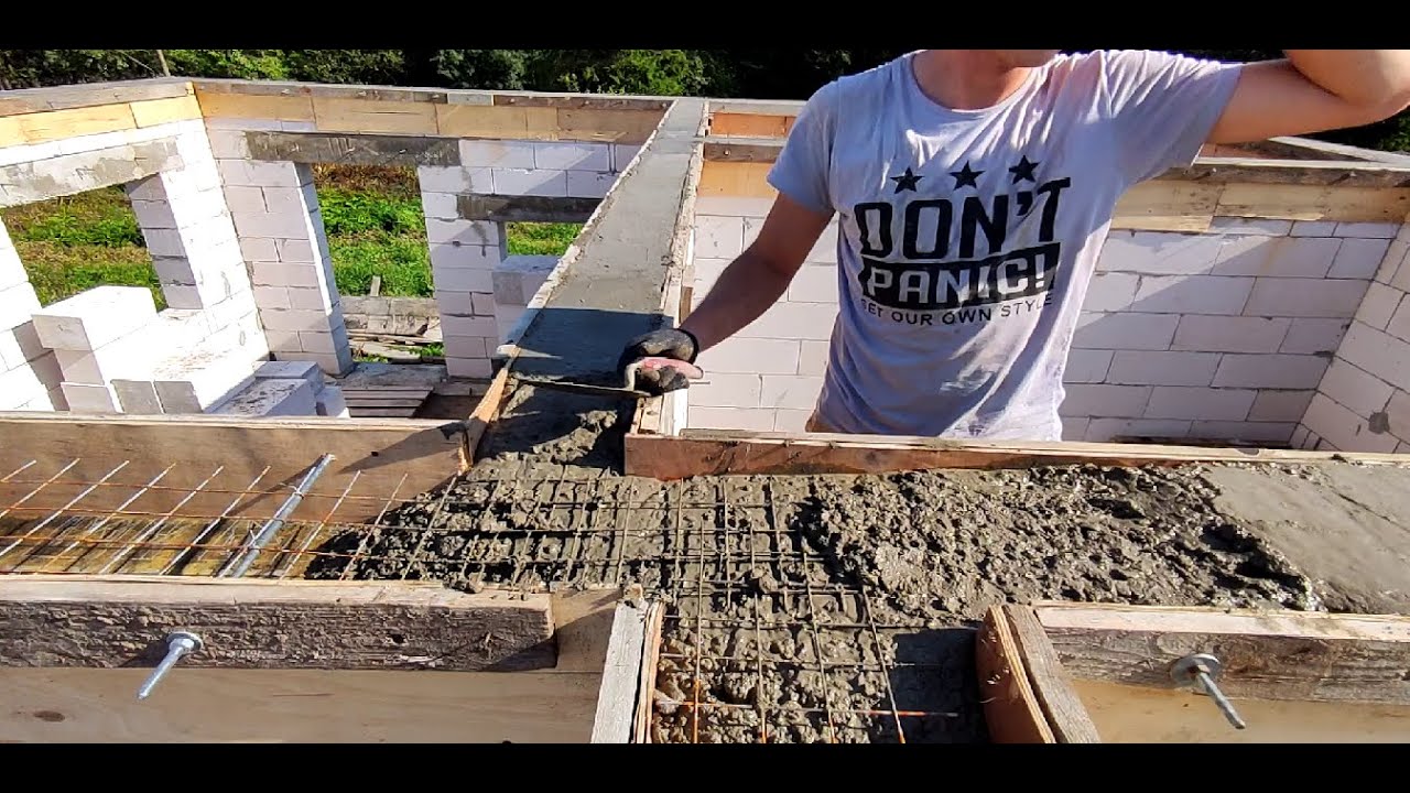 🟠 Монолитный пояс своими руками от А до Я - YouTube