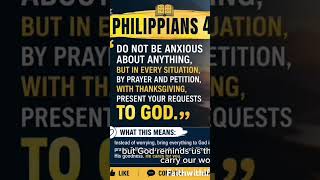 #Philippians46#PrayAndTrustGod#DoNotWorry#FaithOverFear#PrayerChangesThings#Faithwithife