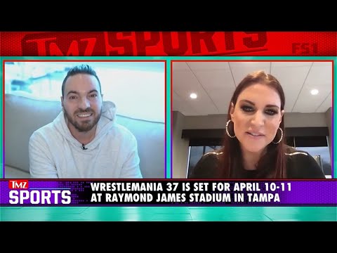 Stephanie McMahon Says WWE Plans To Have Live Audience At WrestleMania 37 | TMZ Sports