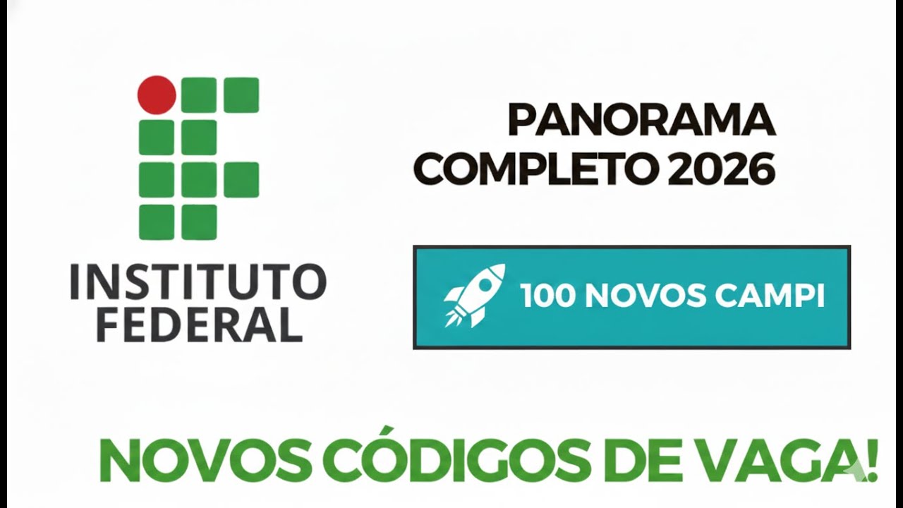 O MAIOR ANO DA HISTÓRIA? Panorama dos Concursos Institutos Federais 2026
