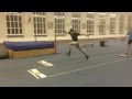 Тройной прыжок с места: Константинов В. (тренировка от 21.12.2015)