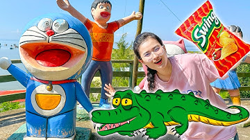 Changcady khám phá khu rừng cổ tích, gặp cá sấu khổng lồ và những người bạn thú vị