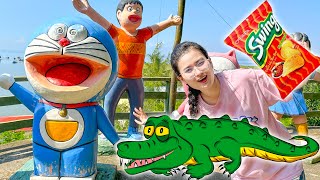 Changcady khám phá khu rừng cổ tích, gặp cá sấu khổng lồ và những người bạn thú vị