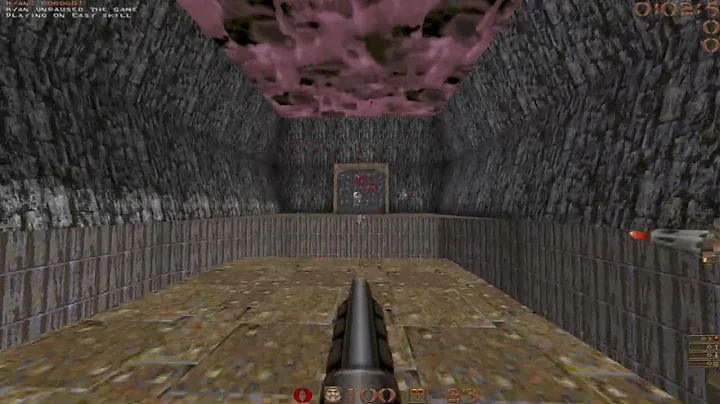 Quake - 4-player Easy Run of e3m13_jcr by Ryan, Sphere, EddWardG & Connor in 0:02