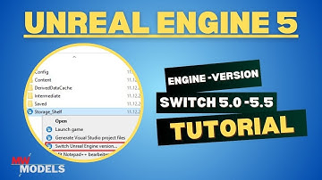 🎮 Unreal Engine 5  -  Switch Engine Version 5.0-5.5 (Tutorial) (2024) #tutorial #unrealengine #tech