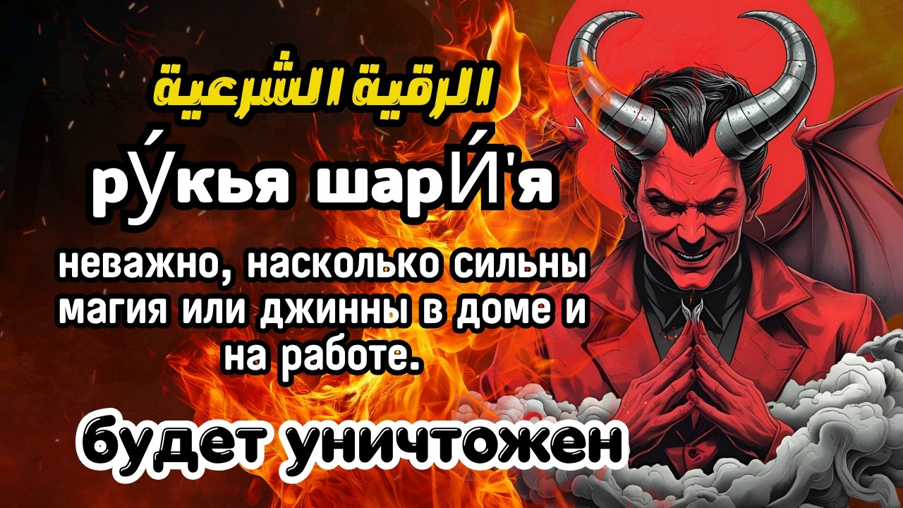СИЛЬНАЯ РУКИЯ | УНИЧТОЖАЕТ МАГИЮ, ДЖИННОВ И ЗЛО В ДОМЕ И ТЕЛЕ!  🕌Ar--368