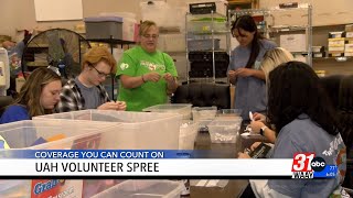 UAH Students Show Up to Volunteer