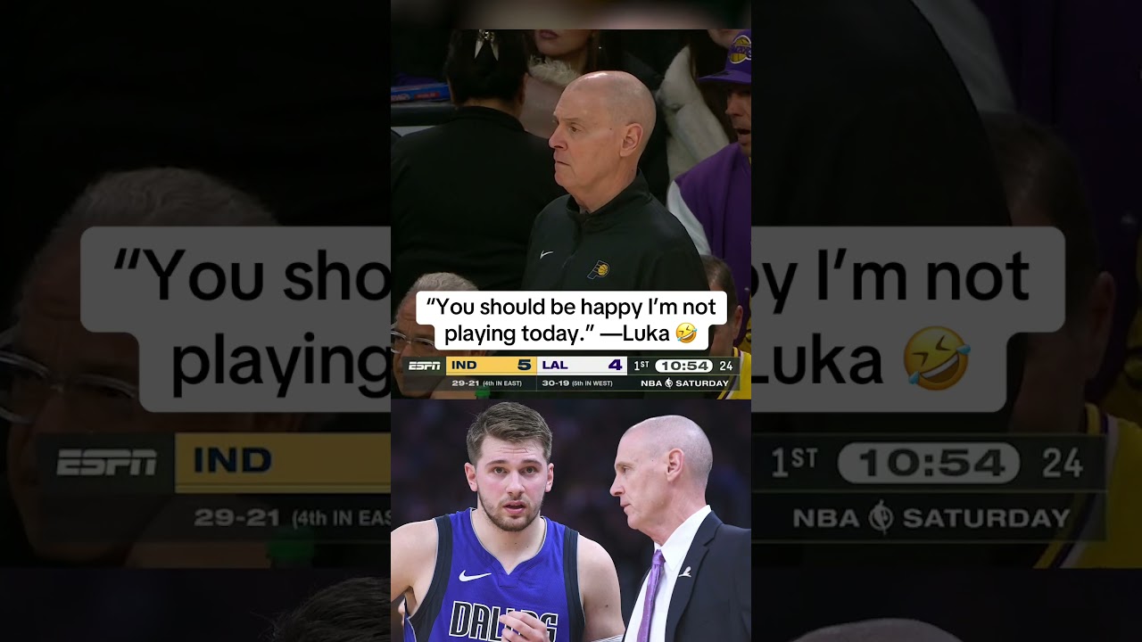 Luka had jokes for his first Mavs coach Rick Carlisle 😂