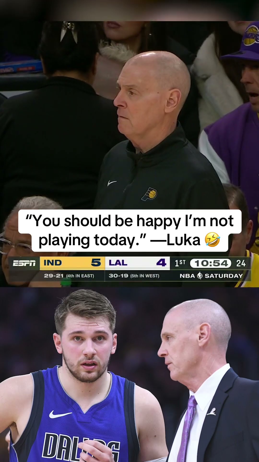 Luka had jokes for his first Mavs coach Rick Carlisle ?