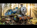 Restoring Process ASMR a Forgotten Thomas the Tank Engine Found Deep in the Woods.