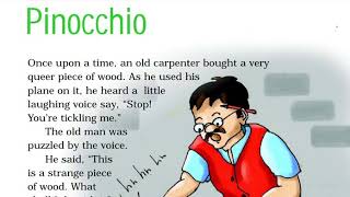 Class-4th.. Subject-English Reader (Marigold).. Chapter-20.. Pinocchio (Story).. Hindi explanation..