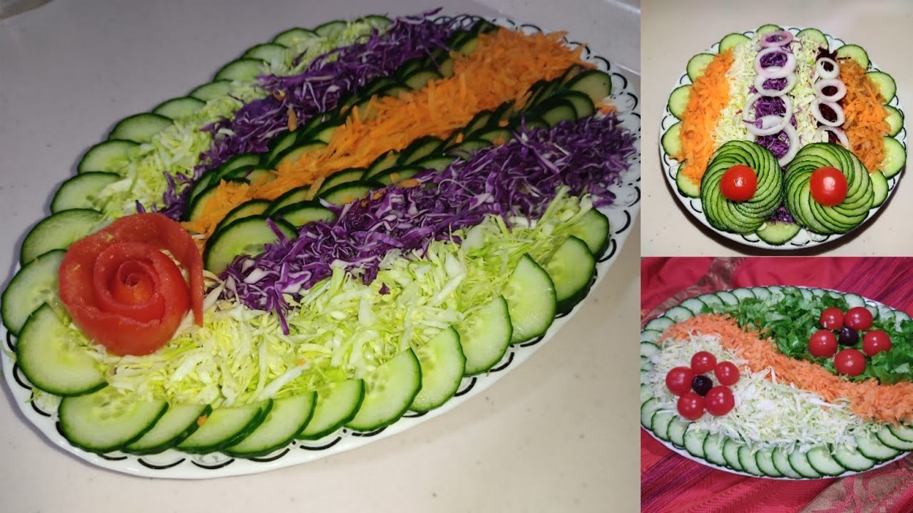 Dekoroni Sallatat që të Zbukuroni Tryezën e Iftarit🥒🍅🥕