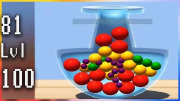 Jar Fit - Ball Fit Puzzle - Fit and Squeeze - Gameplay Walkthrough - Levels 81-100