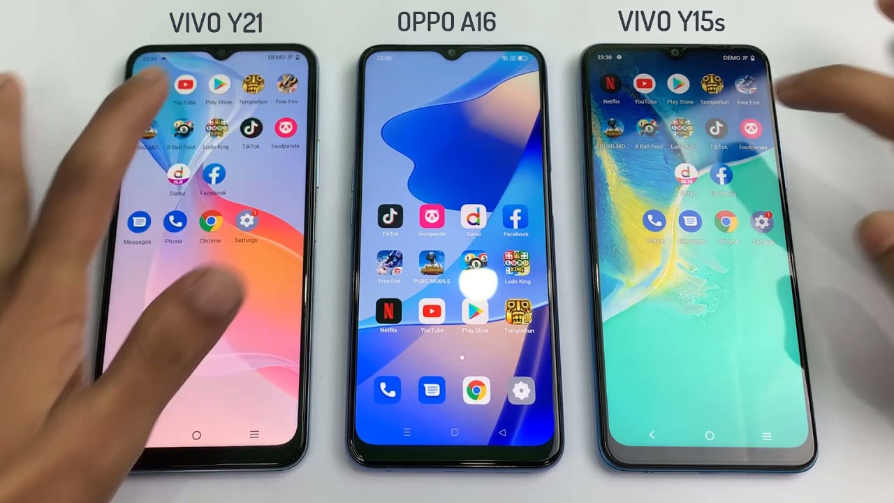 vivo Y15s and vivo Y21 and Oppo A16 Speed Test, সেরা কোনটা?