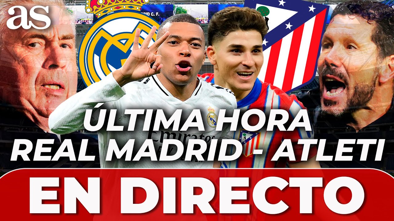 REAL MADRID vs ATLÉTICO en vivo | IDA OCTAVOS DE CHAMPIONS I Vinicius y ...