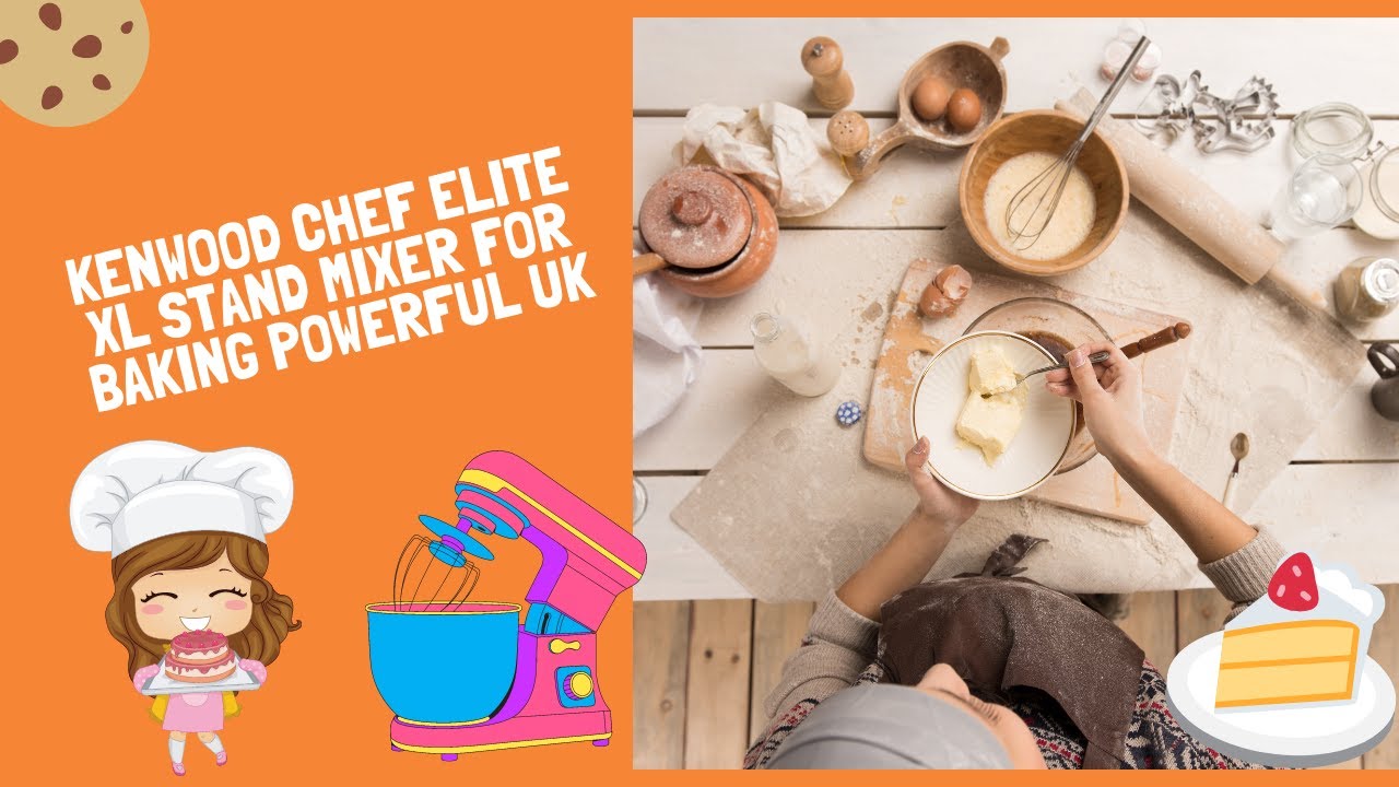 🍰🥑Kenwood Chef Elite XL Stand Mixer for Baking Powerful UK, Large Food