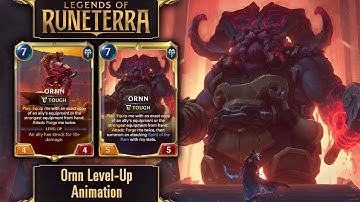Legends of Runeterra - Ornn Level-Up Animation