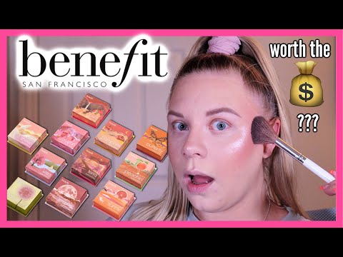 SWATCHES & TESTING THE NEW BENEFIT BLUSHERS