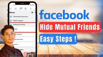 How to Hide Mutual Friends on Facebook !