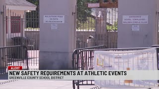 Greenville County School District updates safety requirements for all athletic events