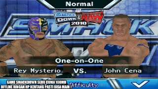 Game SmackDown Vs Raw 2010 Seru Di Android Ukuran Kecil Offline screenshot 1