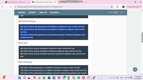 CONFIGURASI REPOSITORY DEBIAN 12
