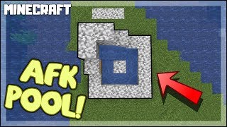 MINECRAFT | How to Make an AFK Pool! 1.15.2