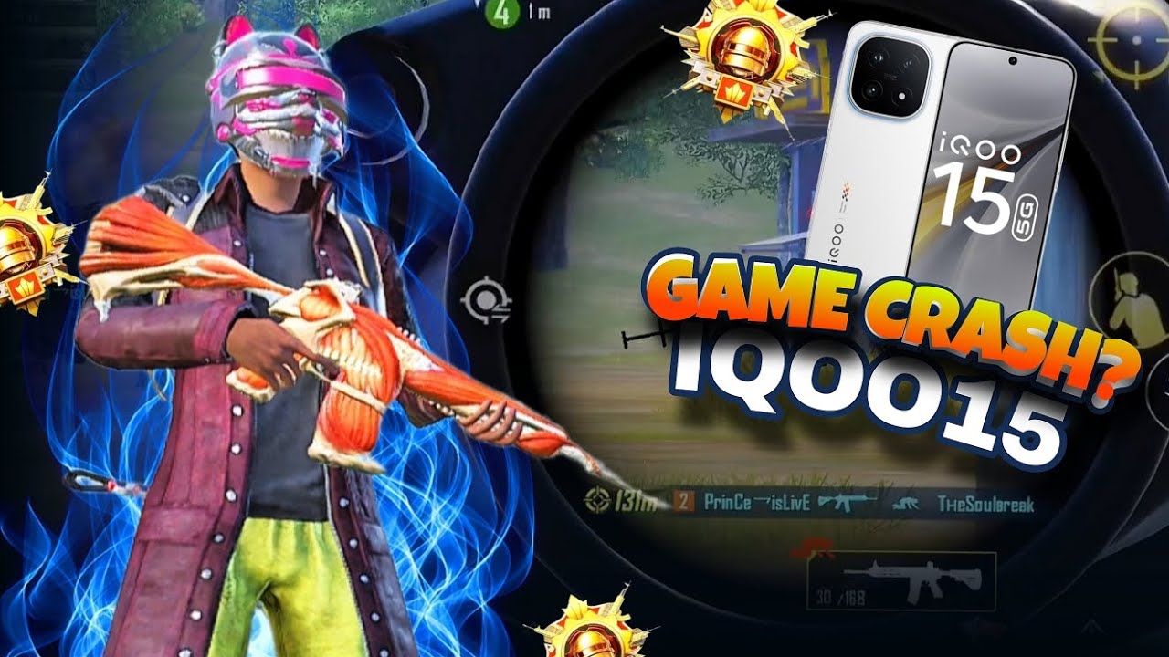 Game crashed in Iqoo15? Full gamplay test🔥🔥