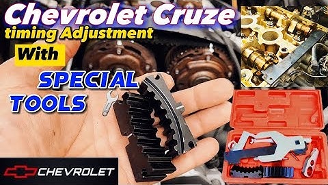 Chevrolet 1.6 1.8 Sonic, Cruze, Aveo timing adjust with special tools