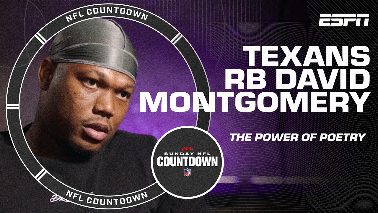 How Texans RB David Montgomery uses poetry as an outlet off the field | NFL Countdown