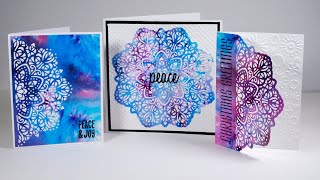 How I Created 3 Cards with One Off-the-Page Die Cut