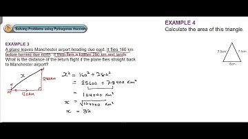 6.3 Solving problems using Pythagoras