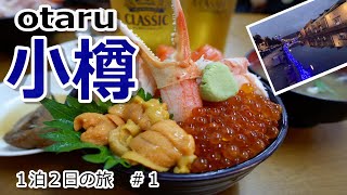 【北海道旅行vlog】小樽の絶品グルメと街さんぽ北海道の旅