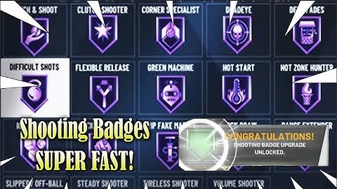 How to get Shooting Badges SUPER FAST NBA 2k20 (Badge Method)