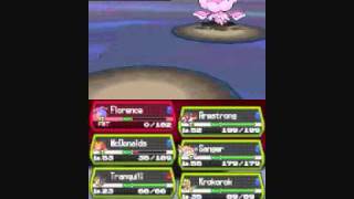 Pokemon Black: VS Elite Four Shauntal
The last (technically first, but...) of the Elite Four is the Ghost type user Shauntal (Shikimi in the Japanese version), who bears more than a passing resemblance to Velma. I left her for last not because I feared her Pokemon, but because of her JELLYCENT, OH GOD THAT THING! IT WAS HARD EVEN NOW!
Luckily thats done for... Pokemon Black: VS Elite Four Shauntal