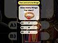 The Lord of The Rings 💍#movie #film #entertainment #thelordoftherings #quiz #trivia #shorts #fyp