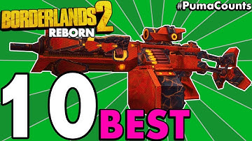 Top 10 Best and Coolest Gun and Weapon Changes for Borderlands 2 Reborn Mod (PC Mod) #PumaCounts