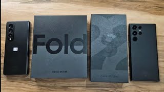 Samsung Galaxy Z Fold 4 vs Samsung Galaxy S22 Ultra / Battle of the giants