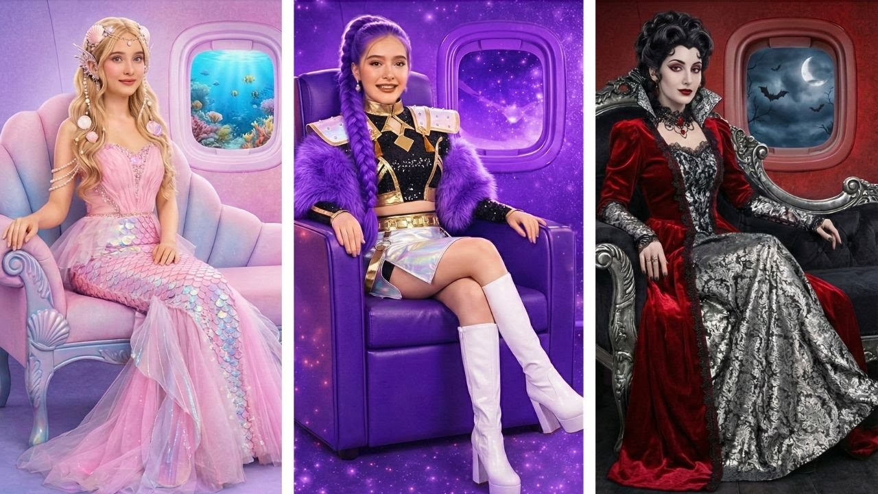 K-pop Преображение в стиле «Охотники на демонов» ✨ От русалки до Руми от Huntrix