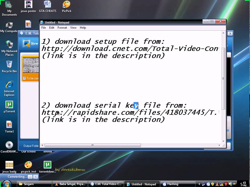 bigasoft total video converter serial key txt v 3.7