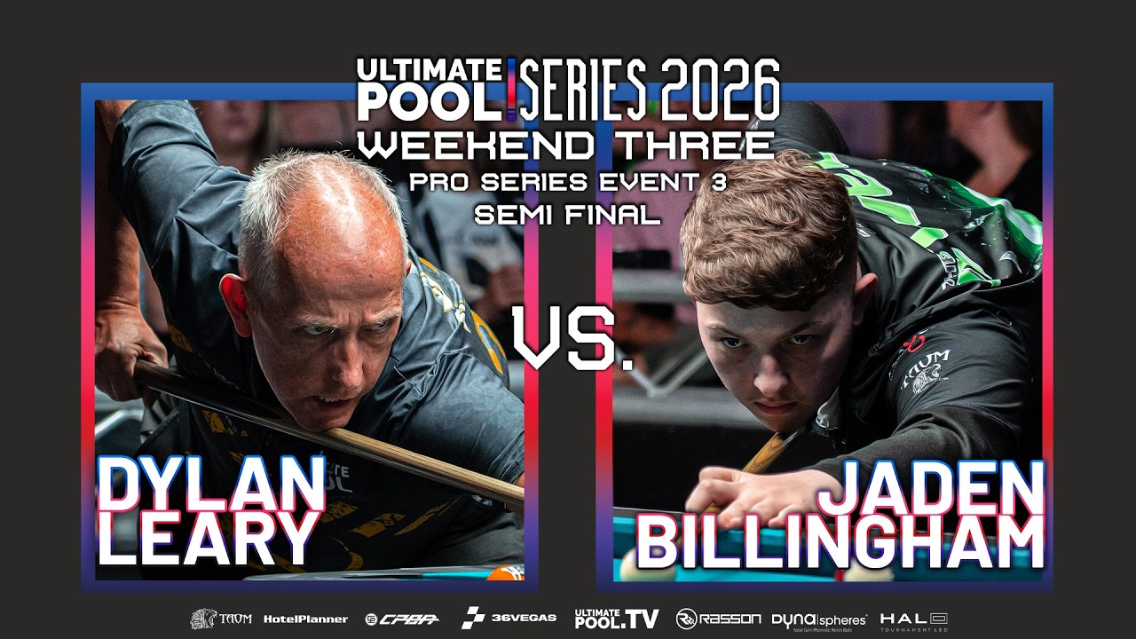 CuePoint billiards news cover image for Exceptional Performance by Both Players in Pro Series Event 3 Semi Final